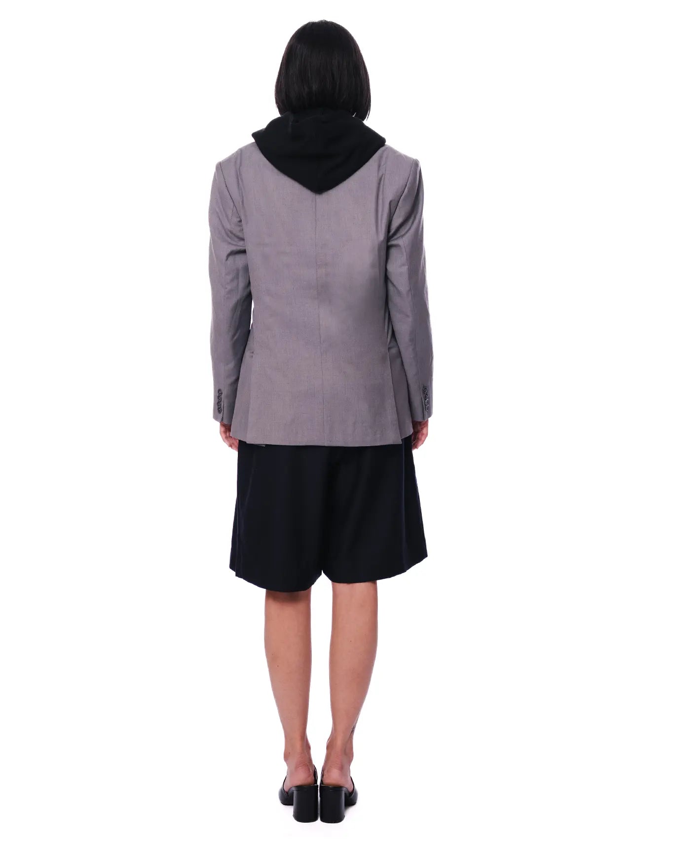 Inclusivitee Light Grey Grey Single Breasted Blazer - CULT - haider