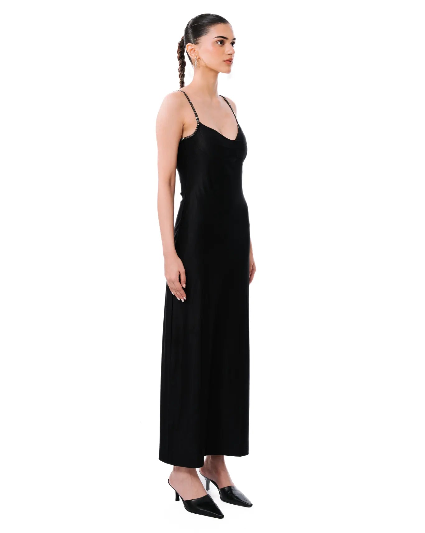 Koyo Black Slip Dress Cult Store Karachi