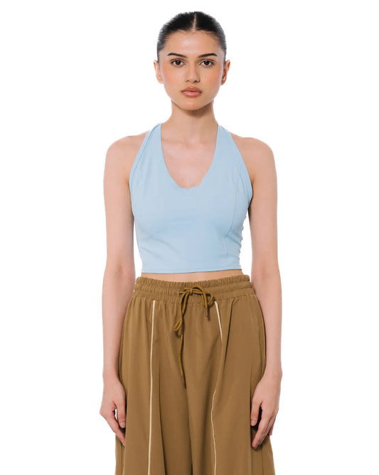 Koyo Blue Halter Neck Tank Cult Store 