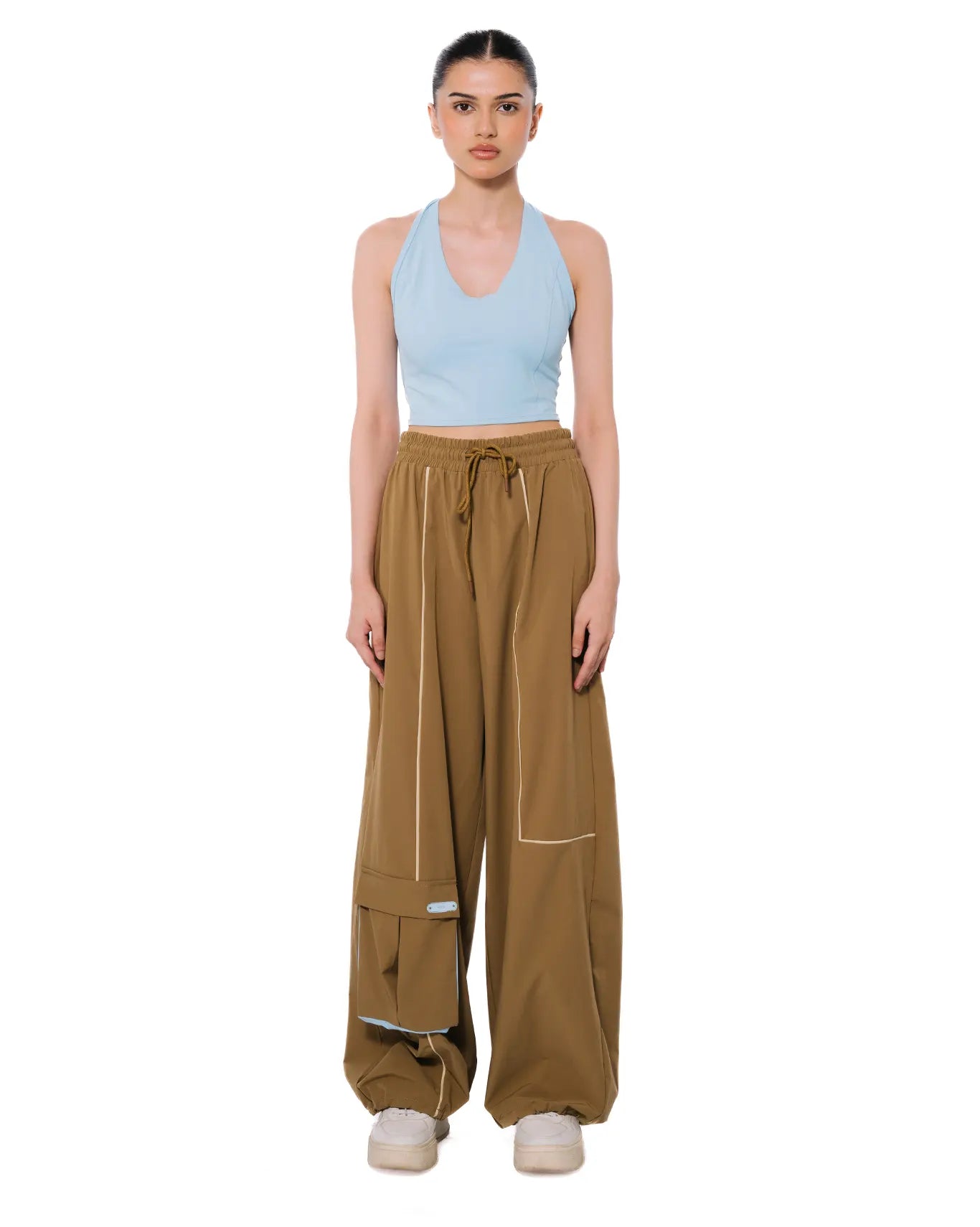 Koyo Blue Halter Neck Tank Cult Store