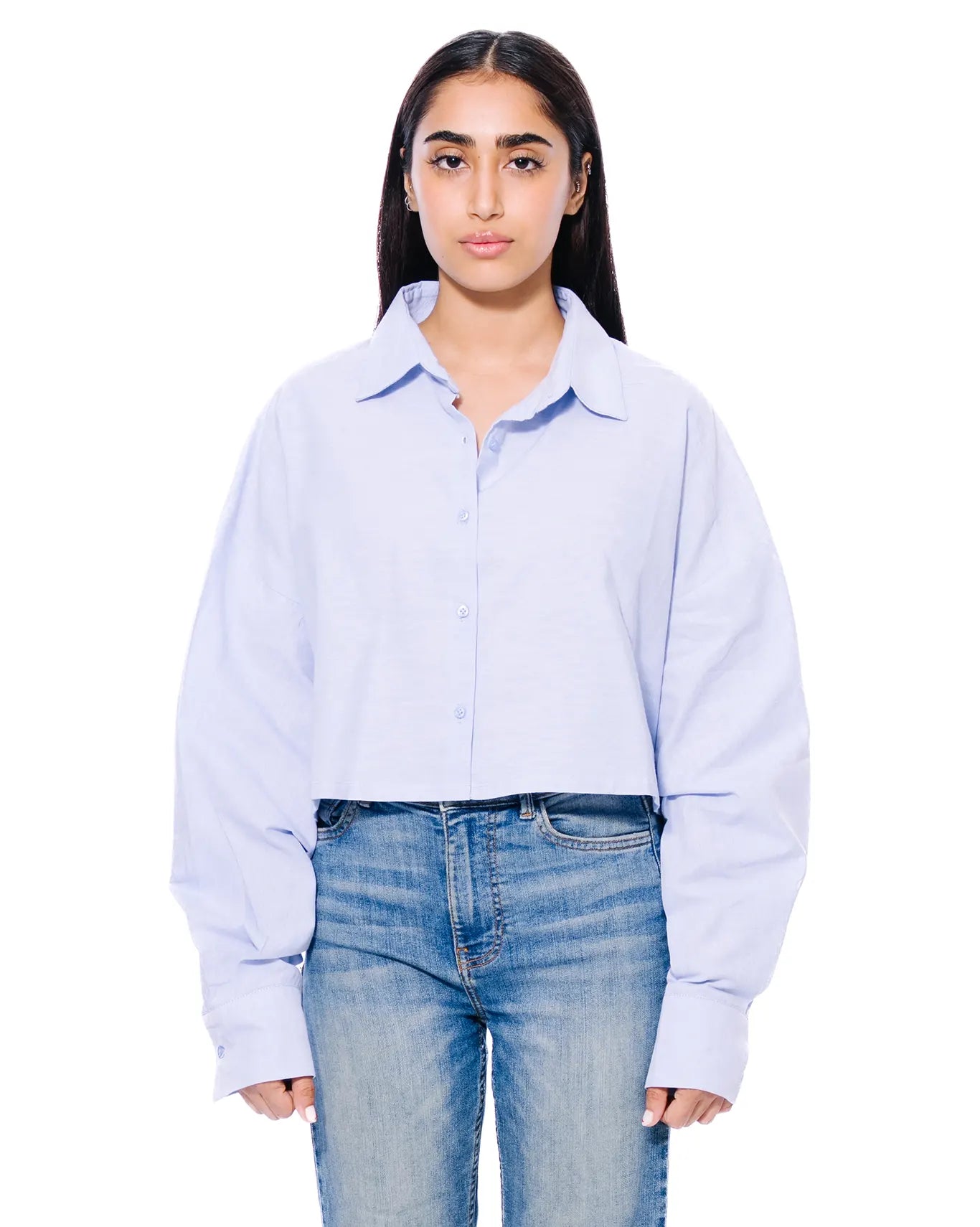 Koyo Blue Hi Lo Button Down Cult Store