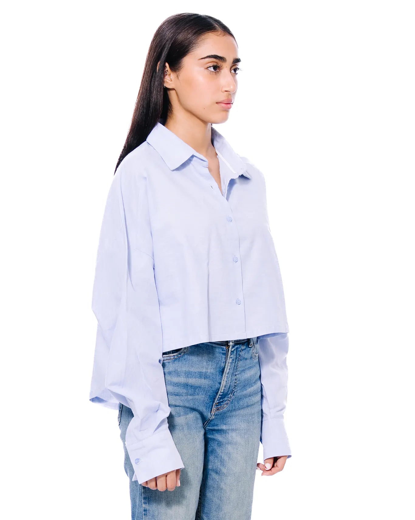 Koyo Blue Hi Lo Button Down Cult Store