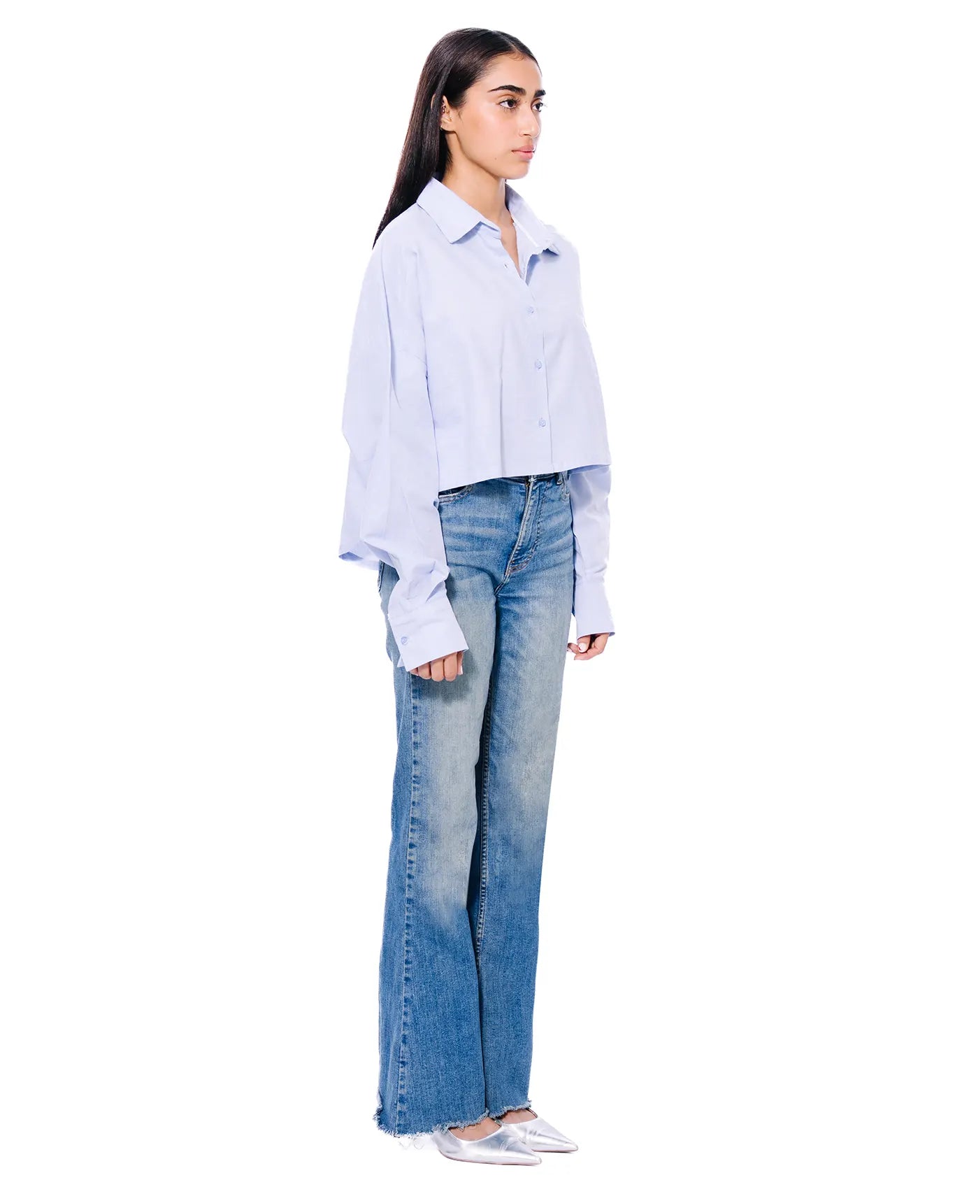 Koyo Blue Hi Lo Button Down Cult Store