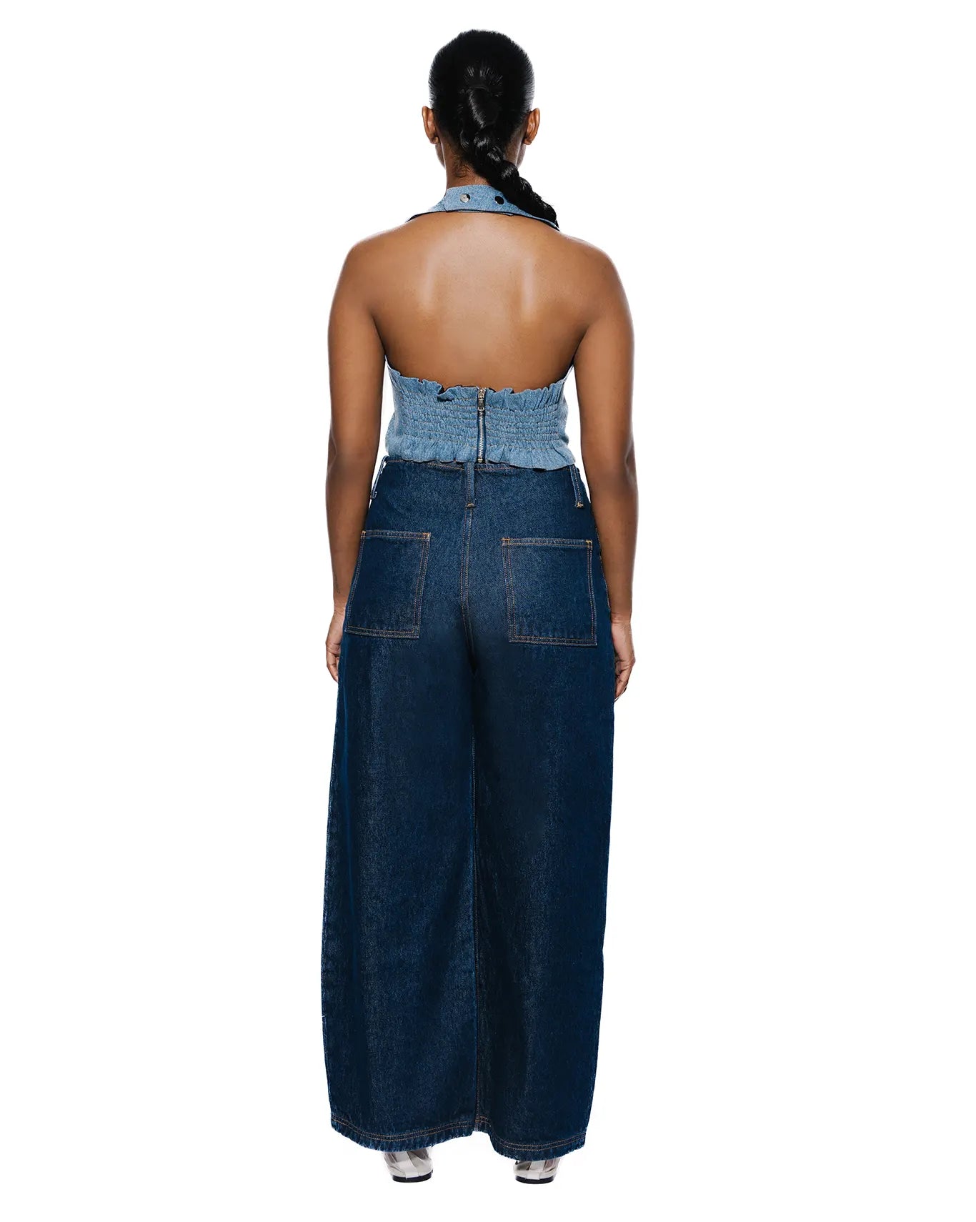 Koyo Denim Halter Neck Corset Cult Store