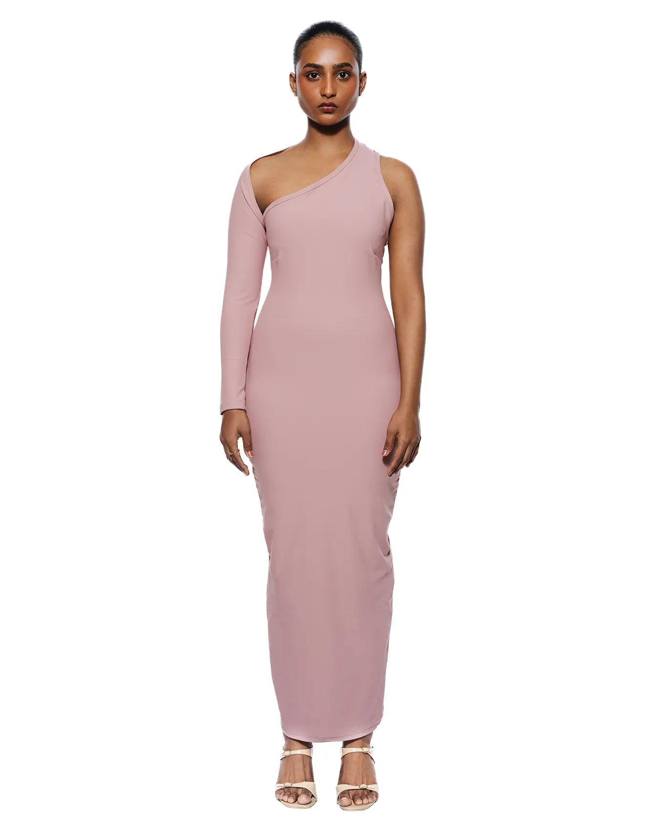 Koyo Misty Rose Asymmetric Cutout Dress Cult Store Karachi