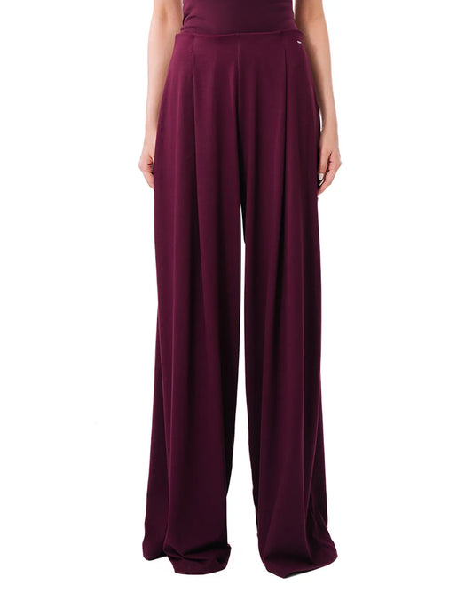 Koyo Plum Flared Knitted Pants Cult Store womenswear