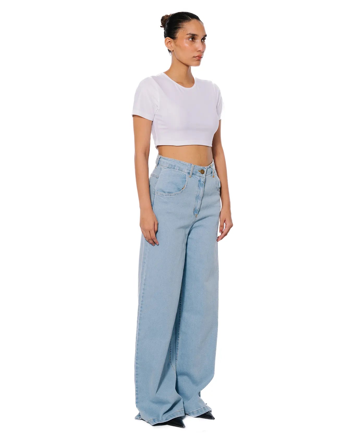 Koyo Wide Leg Denim Pants Cult Store Karachi