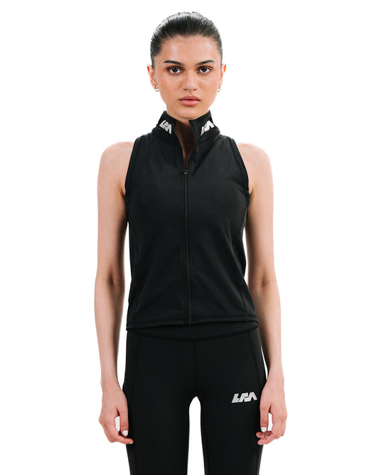 LFA Black Combat Zipup Top