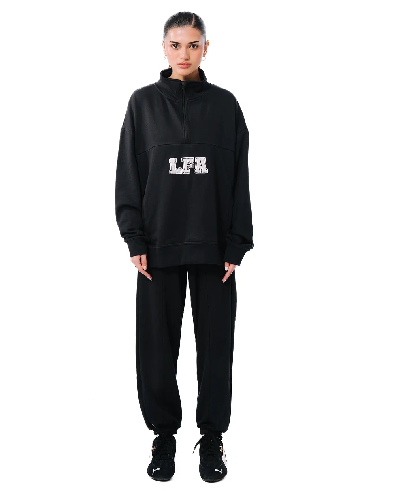 LFA Black Relaxed Pullover