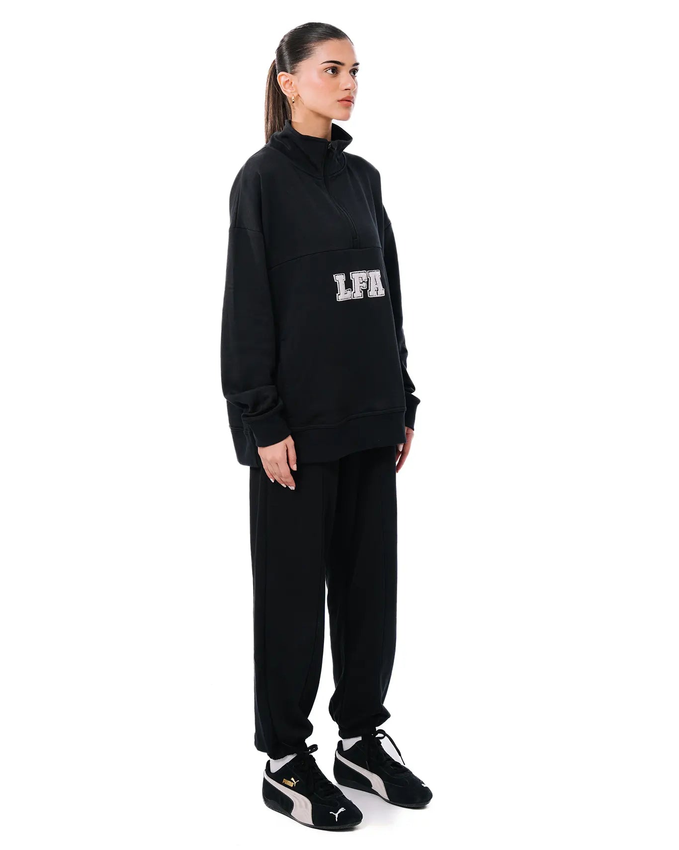 LFA Black Relaxed Pullover