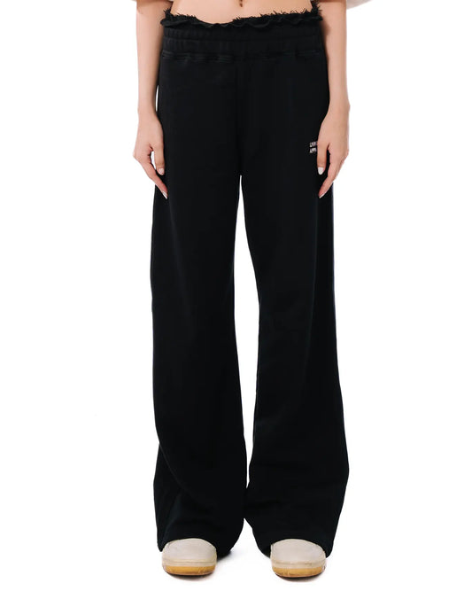 LFA Black Terry Wide Leg Pant