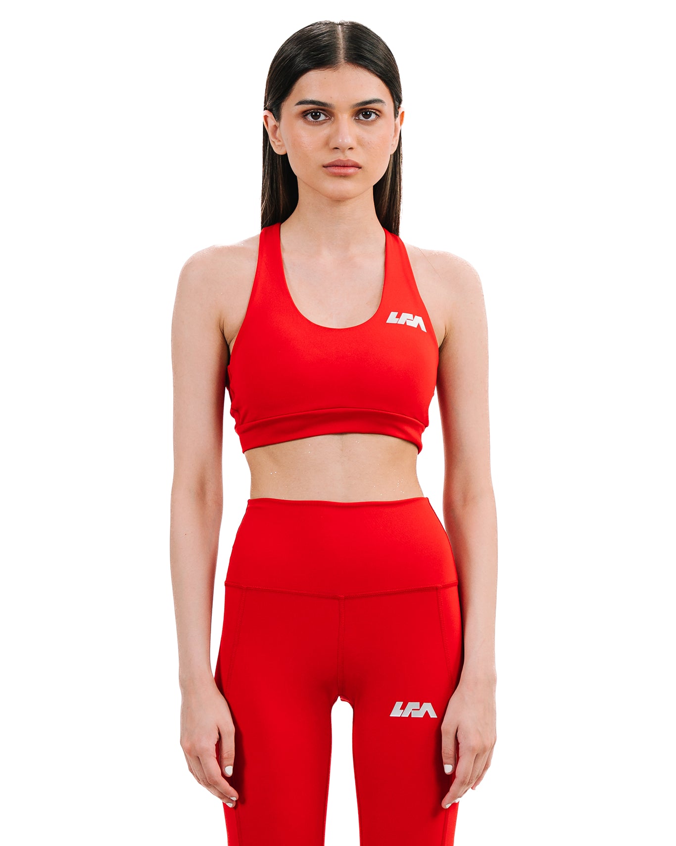 LFA Cherry Red Compression Swift Sports Bra