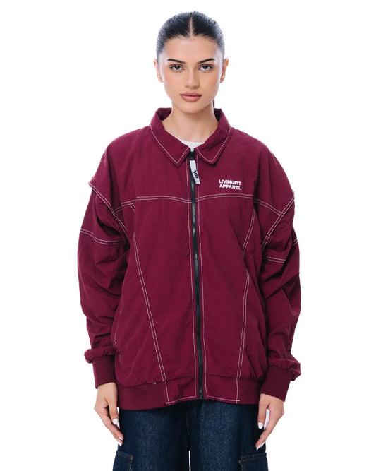LFA Contrast Stitch Cherry Cola Jacket