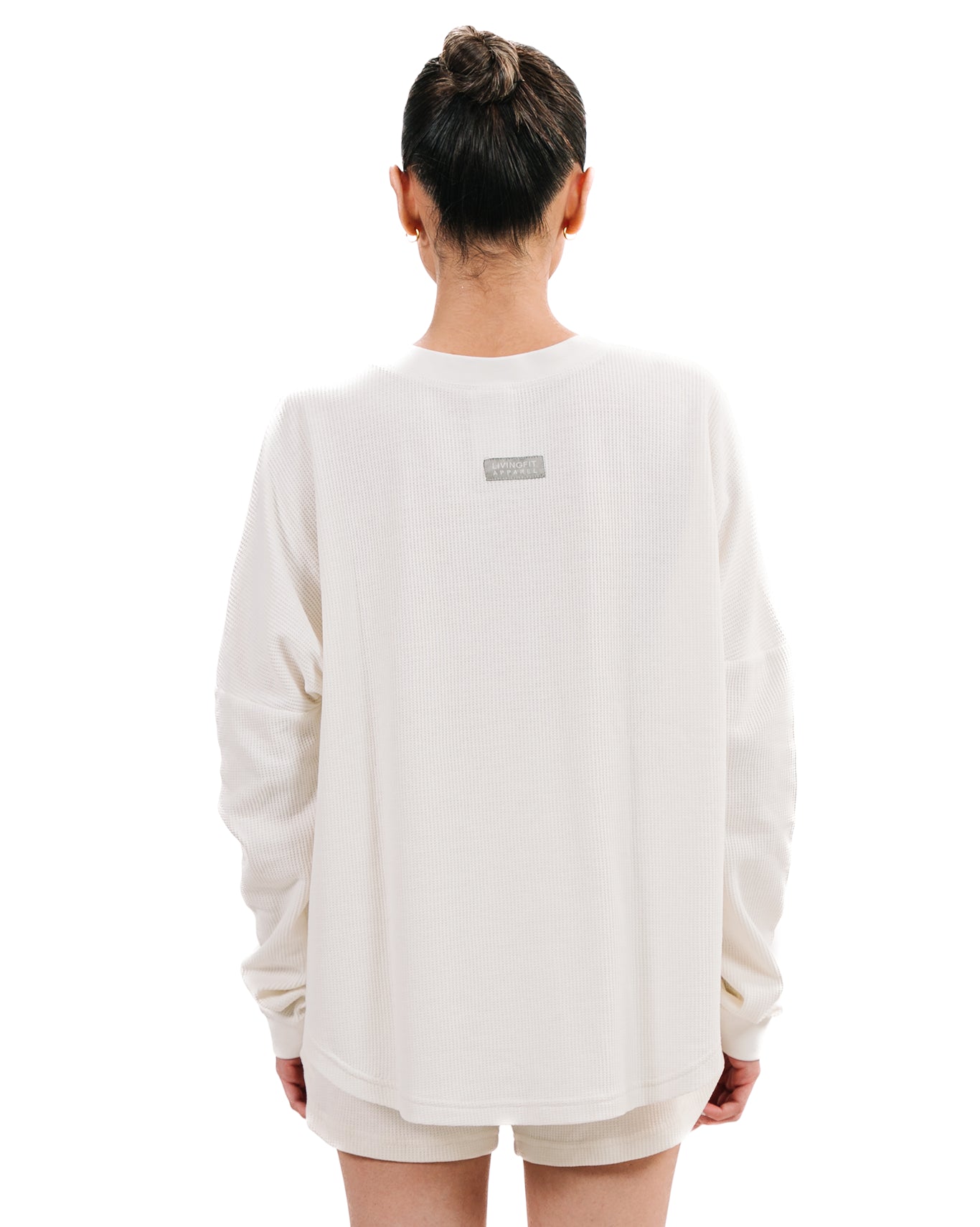 LFA Creme Plush Waffle Henley Top