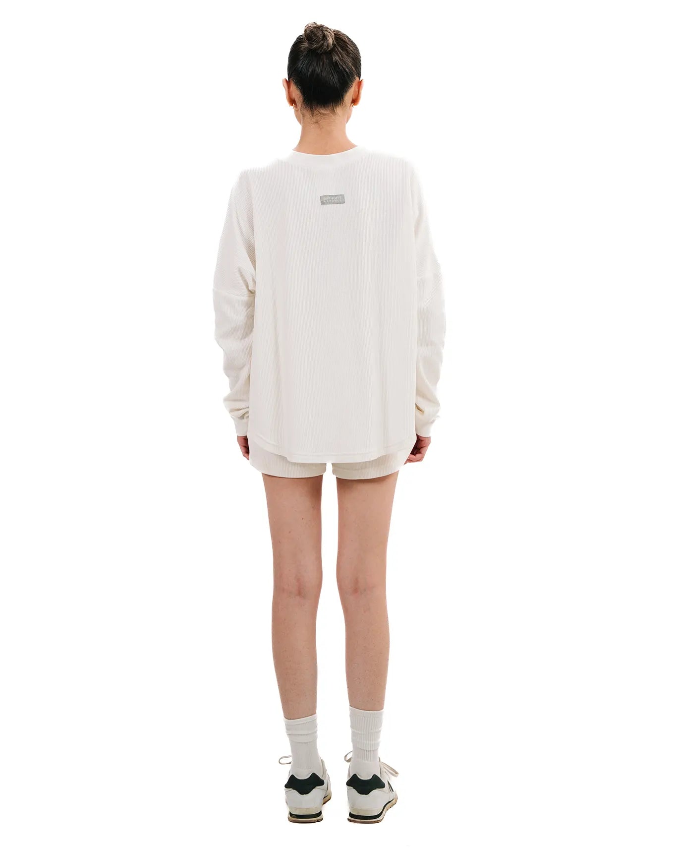 LFA Creme Plush Waffle Henley Top
