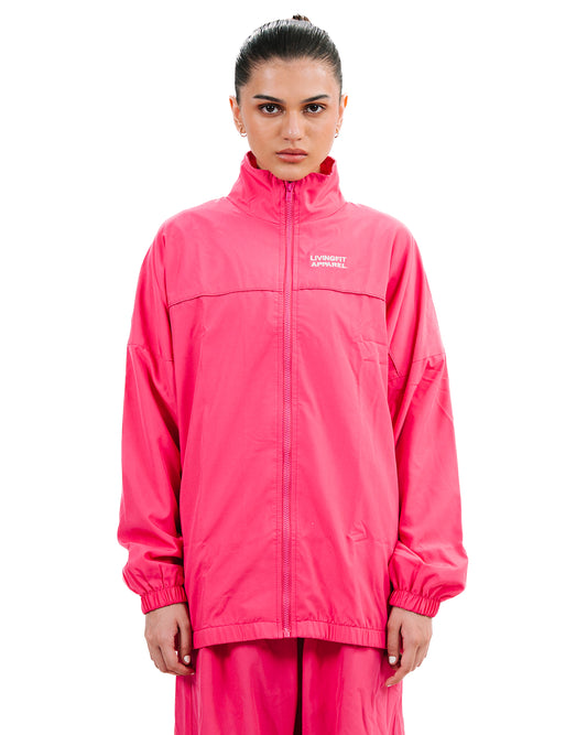 LFA Track Jacket in Hot Pink Cult