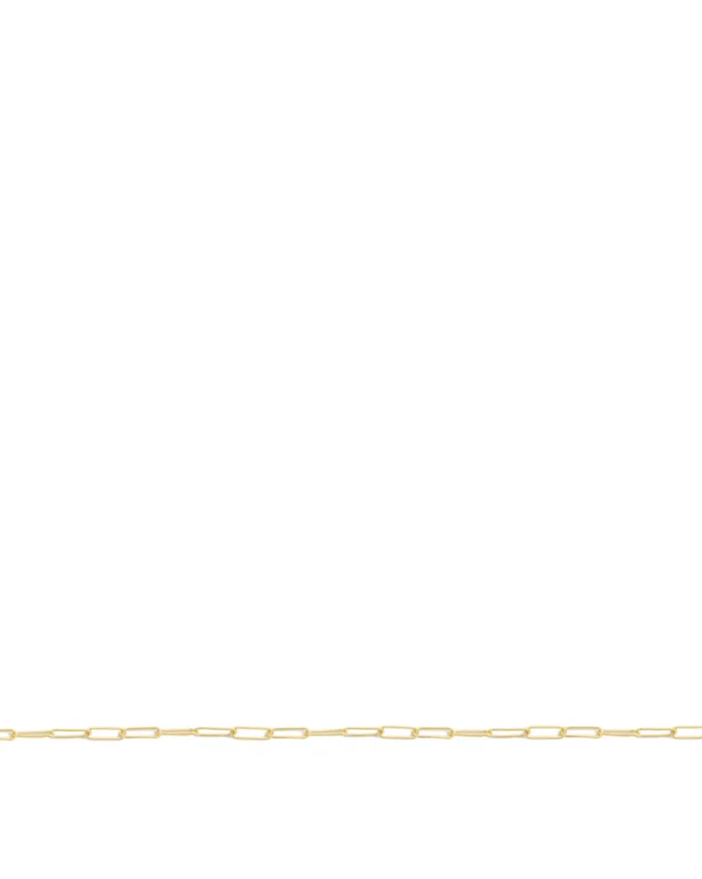 Mish and co Gold Bold Paper Clip Necklace cult store pk