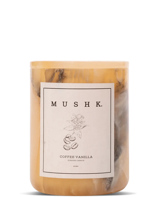 Mushk Coffee Vanilla Candle 450 ML Cult Store Karachi