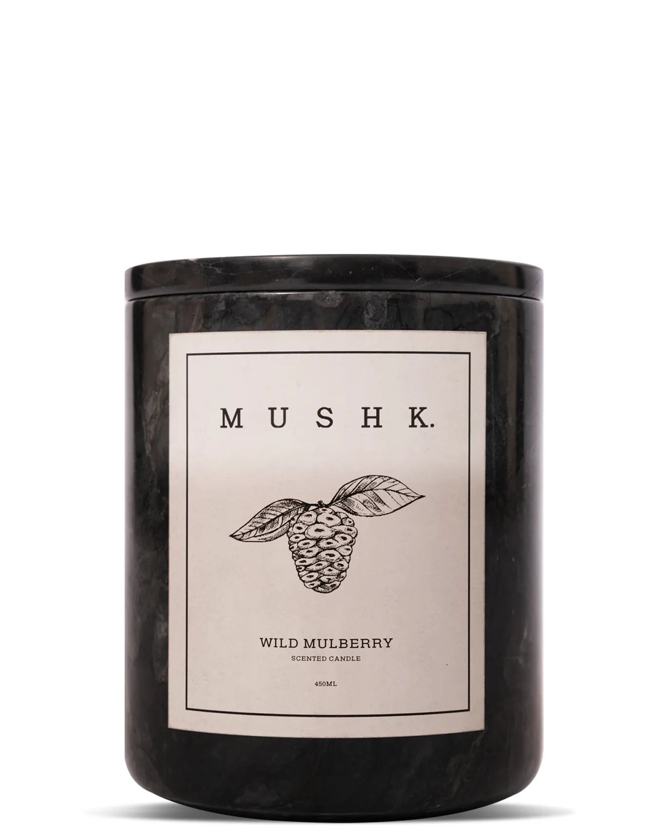 Mushk Wild Mulberry Candle 450 ML Cult Store Karachi