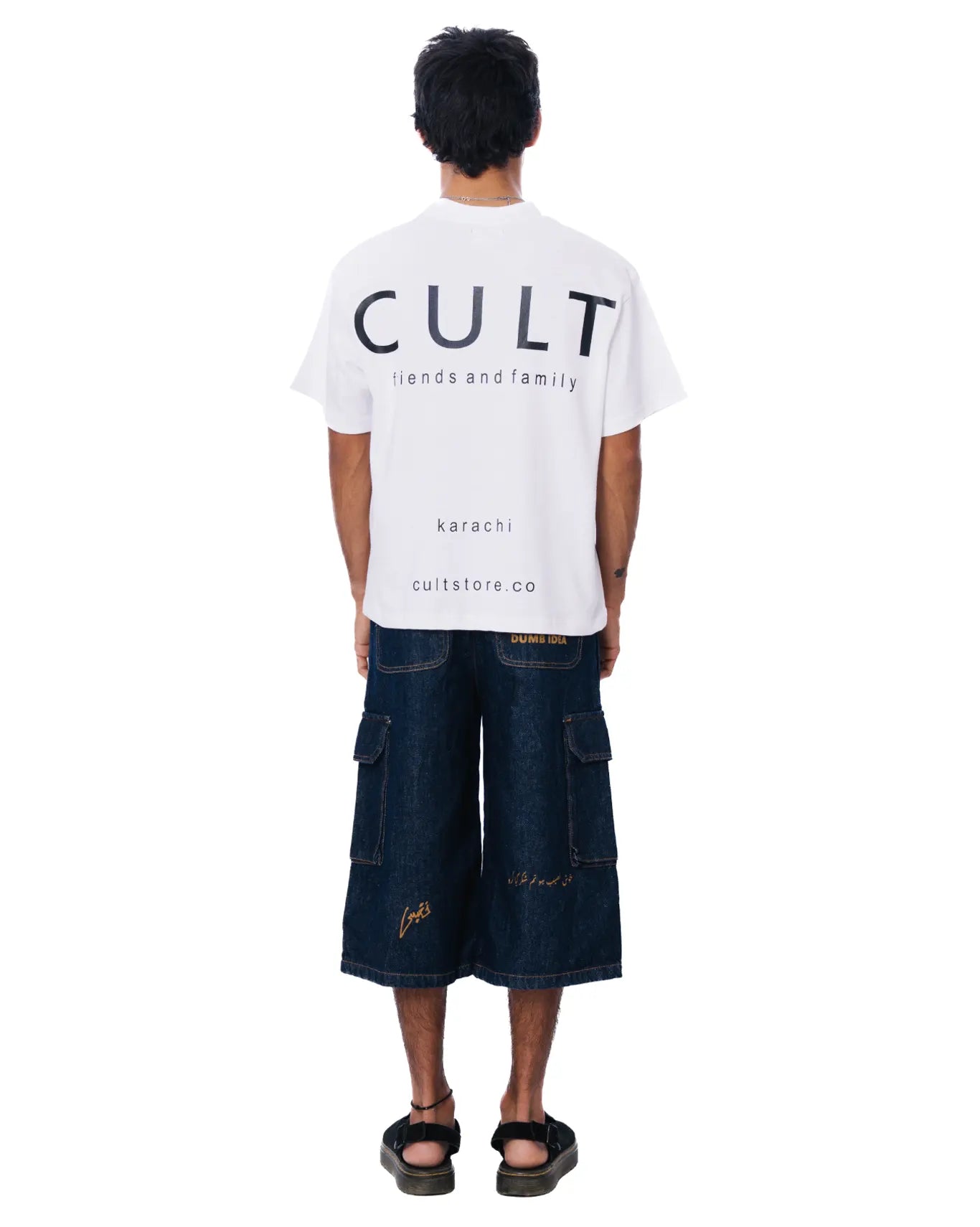 Naqees Bit Blues Denim Shorts