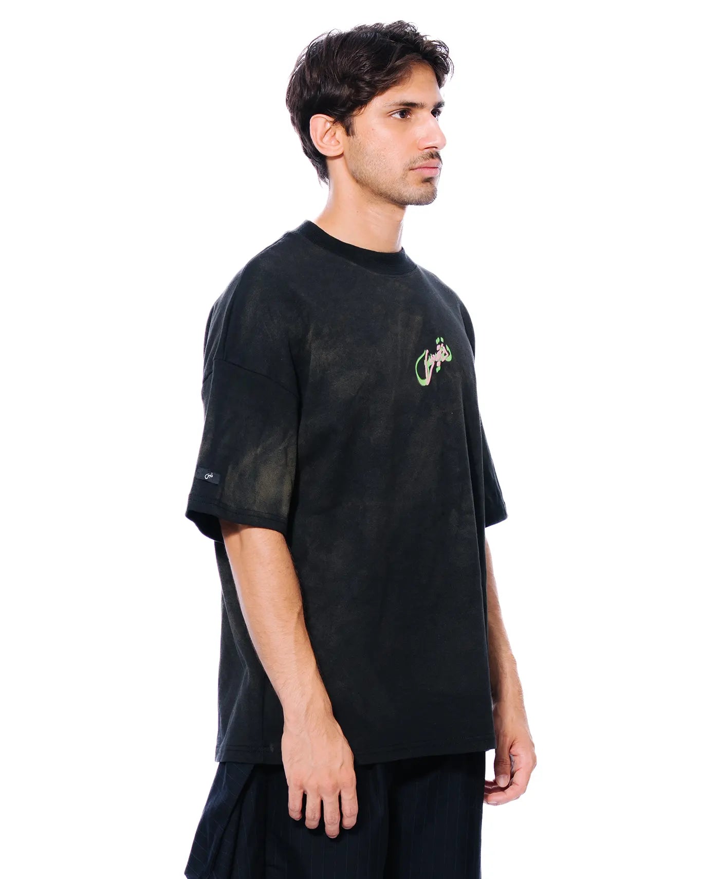 Naqees Black Keyring Fade T-Shirt Cult Karachi