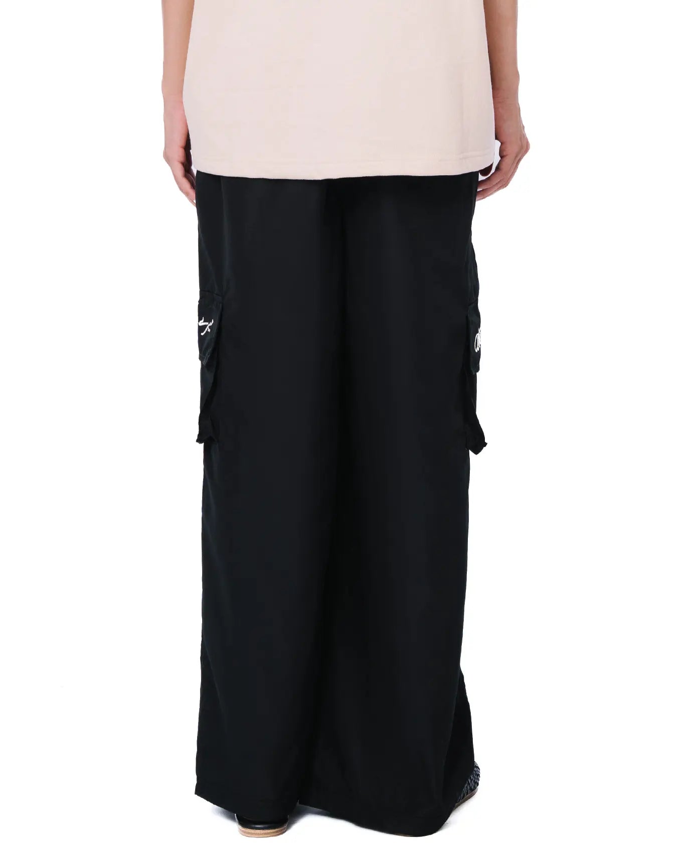 Naqees Black Parachute Trousers Cult Store