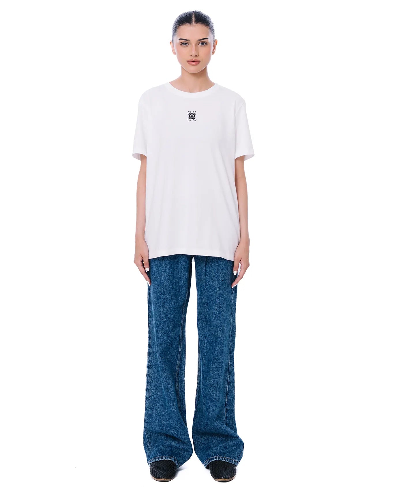 Osami White Emblem Tee