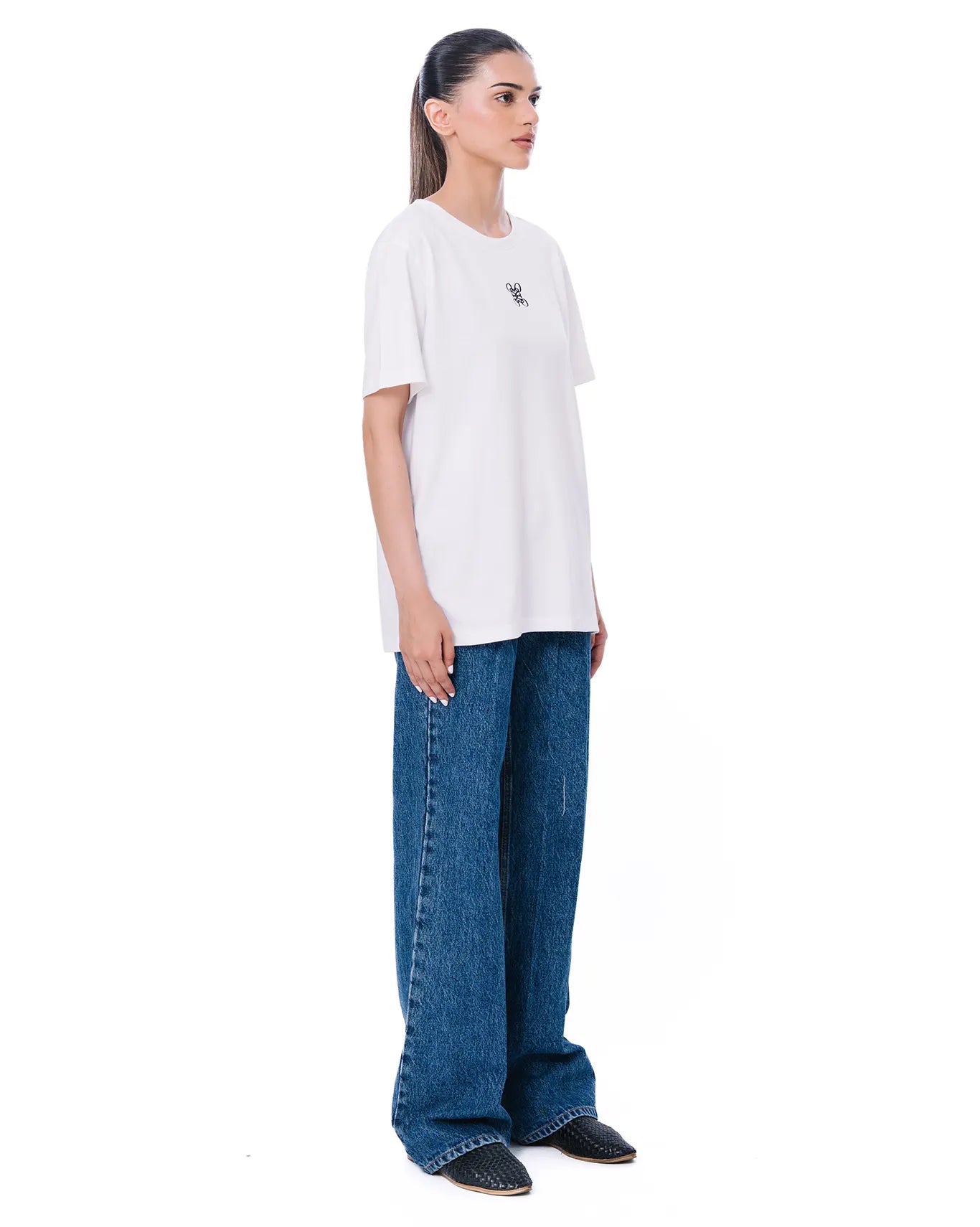 Osami White Emblem Tee