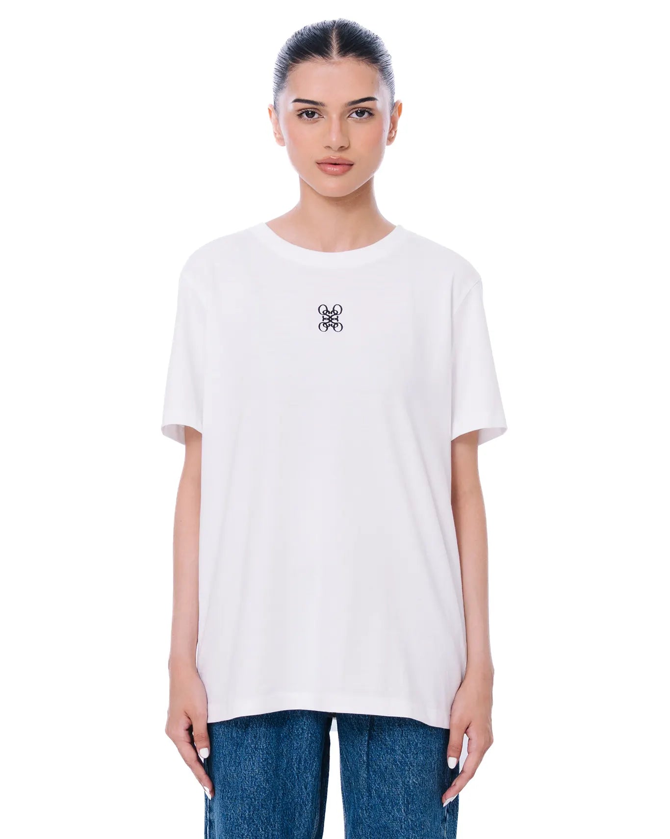 Osami White Emblem Tee