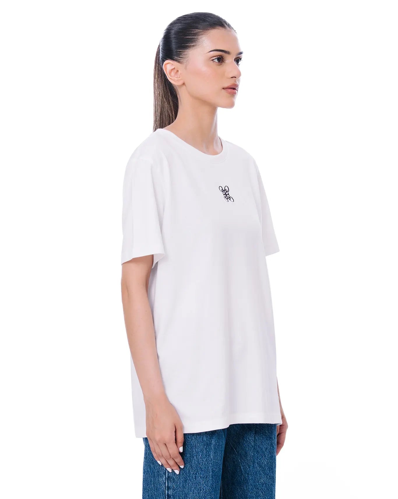 Osami White Emblem Tee