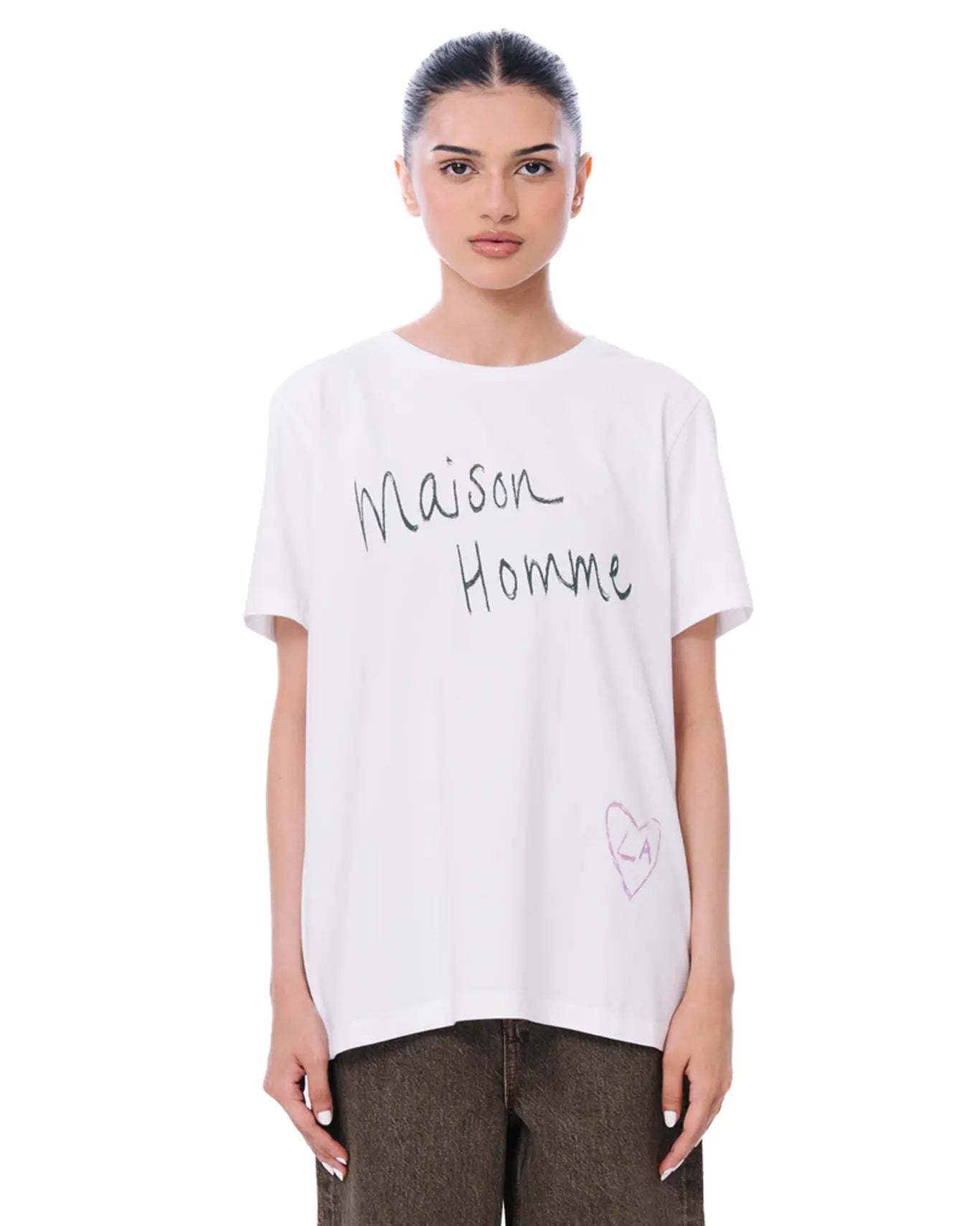Osami White Maison Homme Graphic Tee