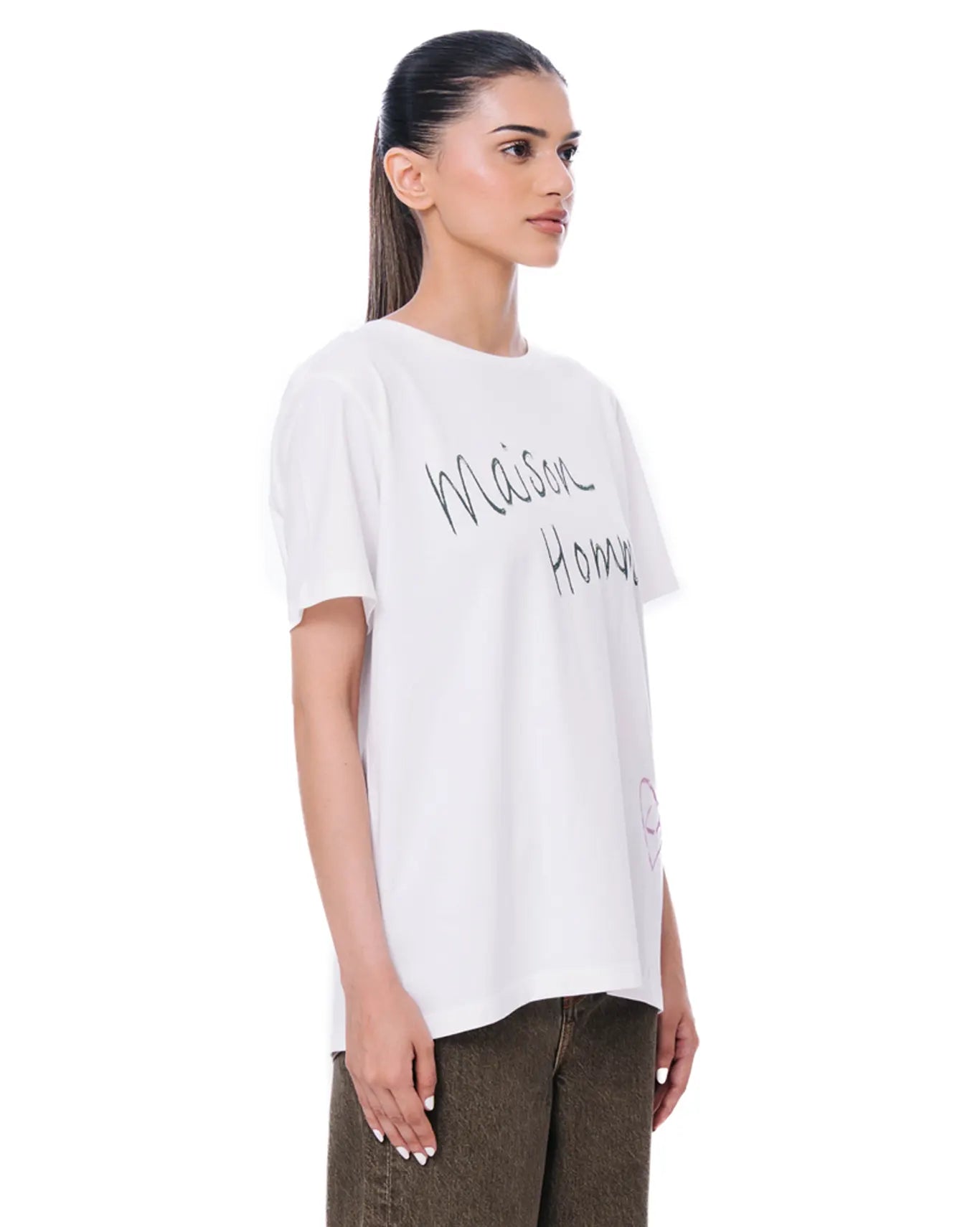 Osami White Maison Homme Graphic Tee