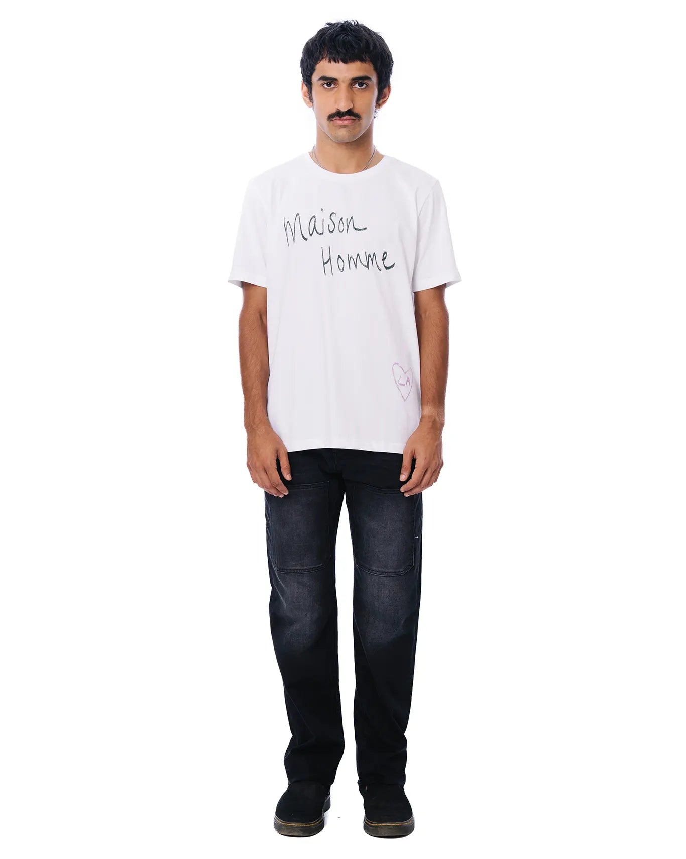 Osami White Maison Homme Graphic Tee