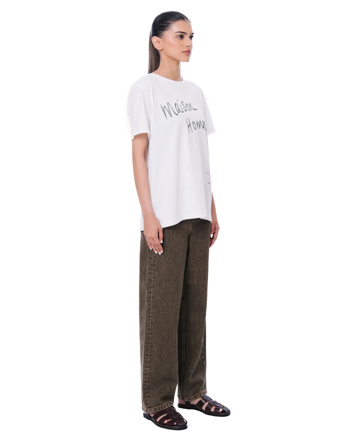 Osami White Maison Homme Graphic Tee