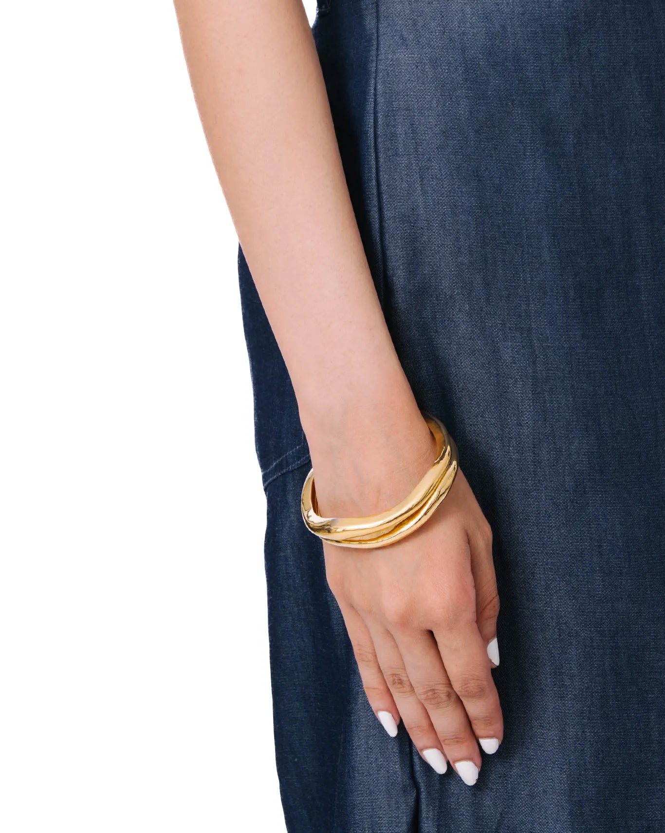 Project 1959 Gold Ripple Bangle cult store pk