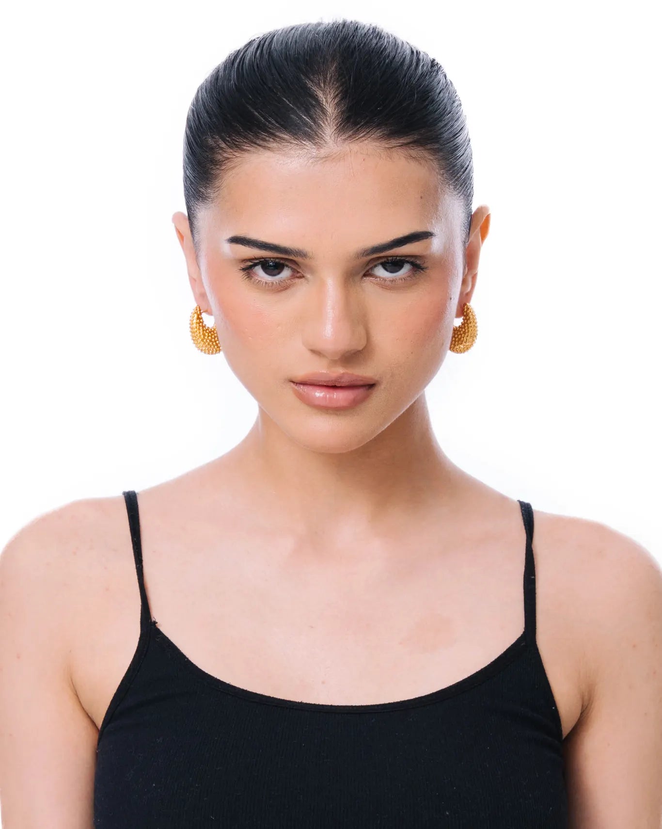 Project 1959 Gold Spike Hoops cult store karachi womenswear