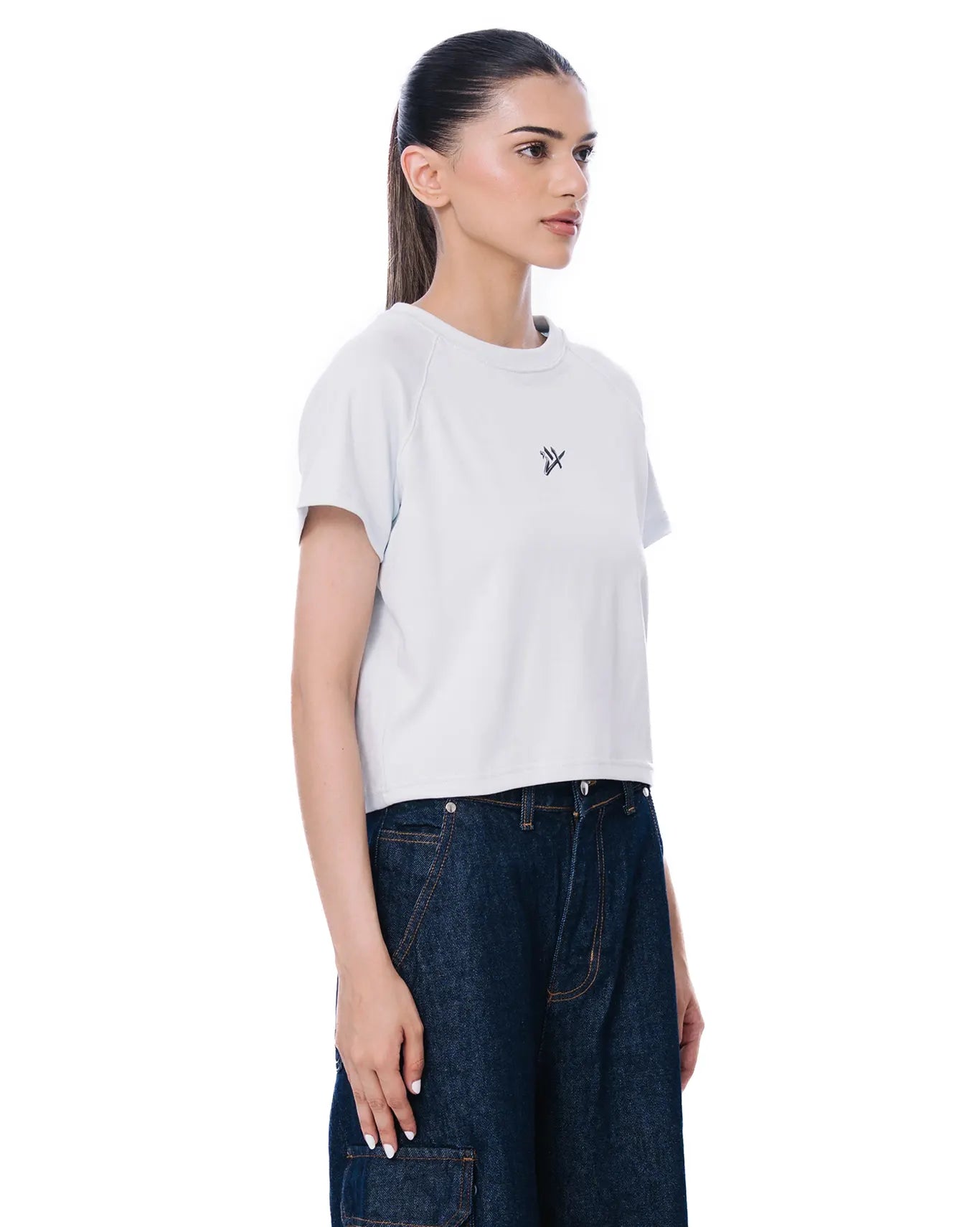 Raa-ay Sky Blue Raglan T-Shirt