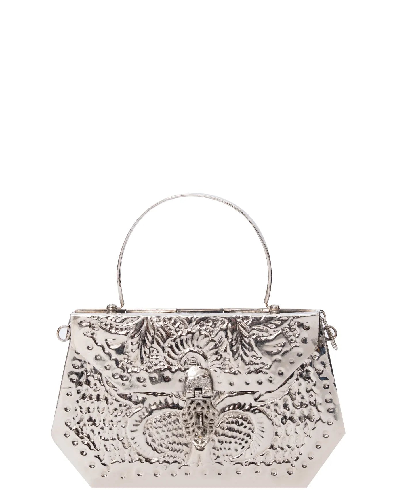 Silver Paisley Brass Bag cult store pk