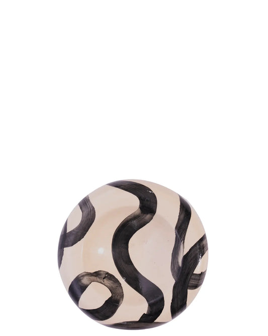 Soleil White Fat Sunken Plate Cult Store Khi homeware plates