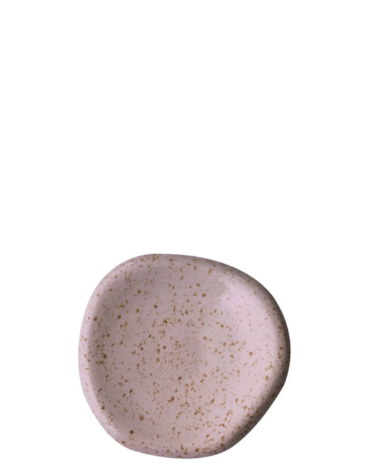 Soleil White with Brown Pebble Plate Cult Store Khi Homeware