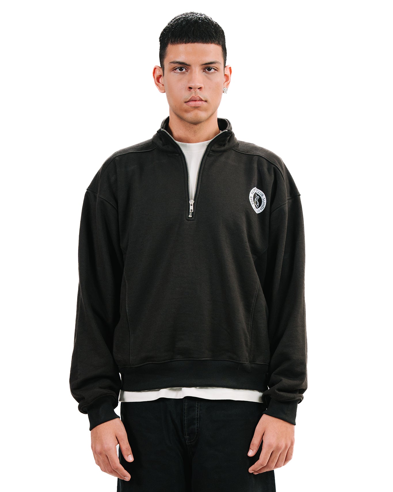 Supperclub Black SC Sundays Quarter Zip cult men women