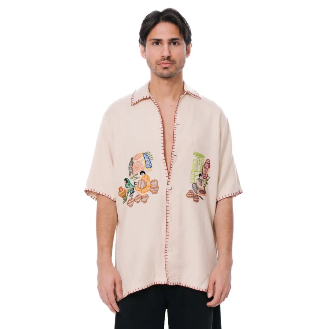 The Artisans Shirt in cream cult store karachi 4