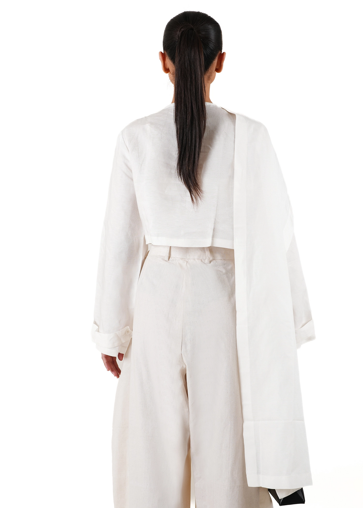 Ishq-e-Amore White The White Slow Burn Shawl Top - CULT