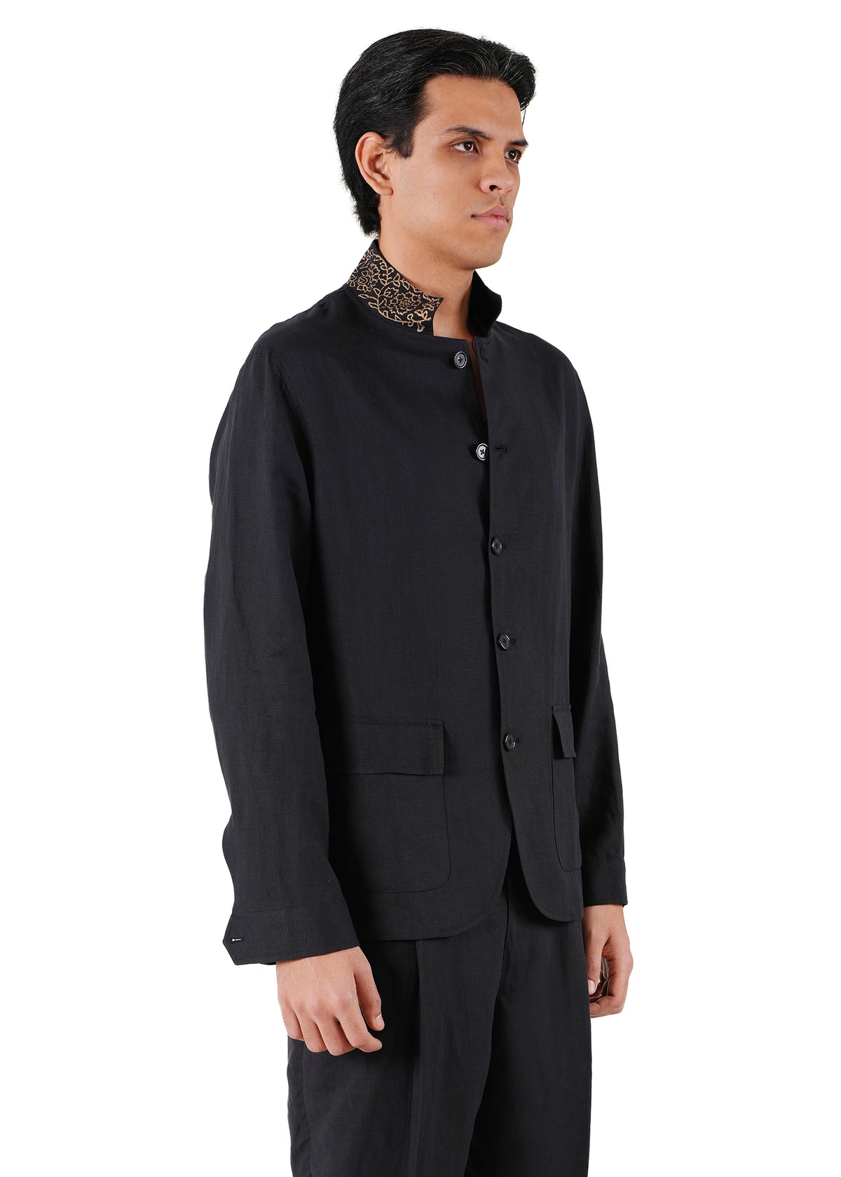 Osami Black Black Shadman Shirt Jacket - CULT