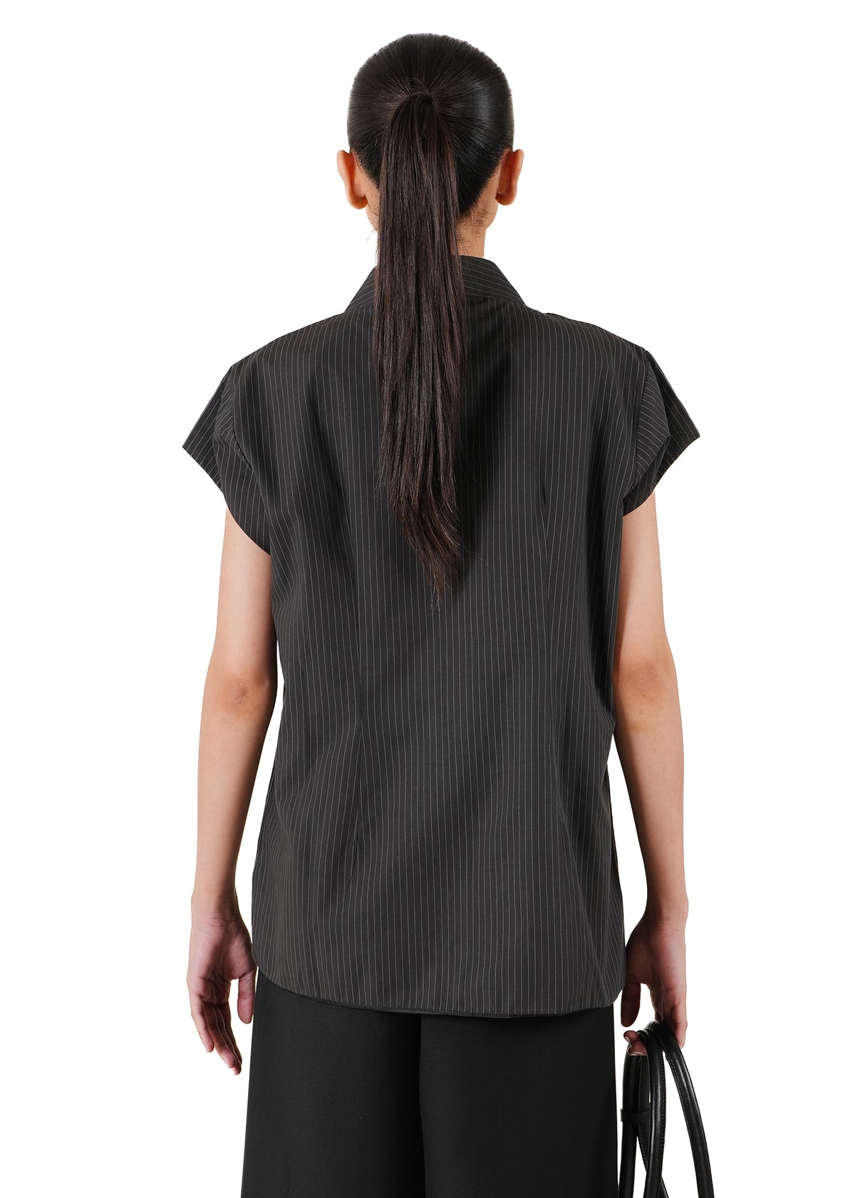 Baro Studio Pinstripe Pinstripe Hostess Top - CULT - haider