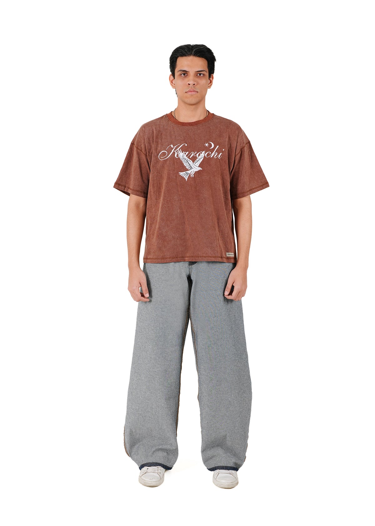 Love Closely Rust Rust Cropped T-Shirt - Karachi - CULT - haider
