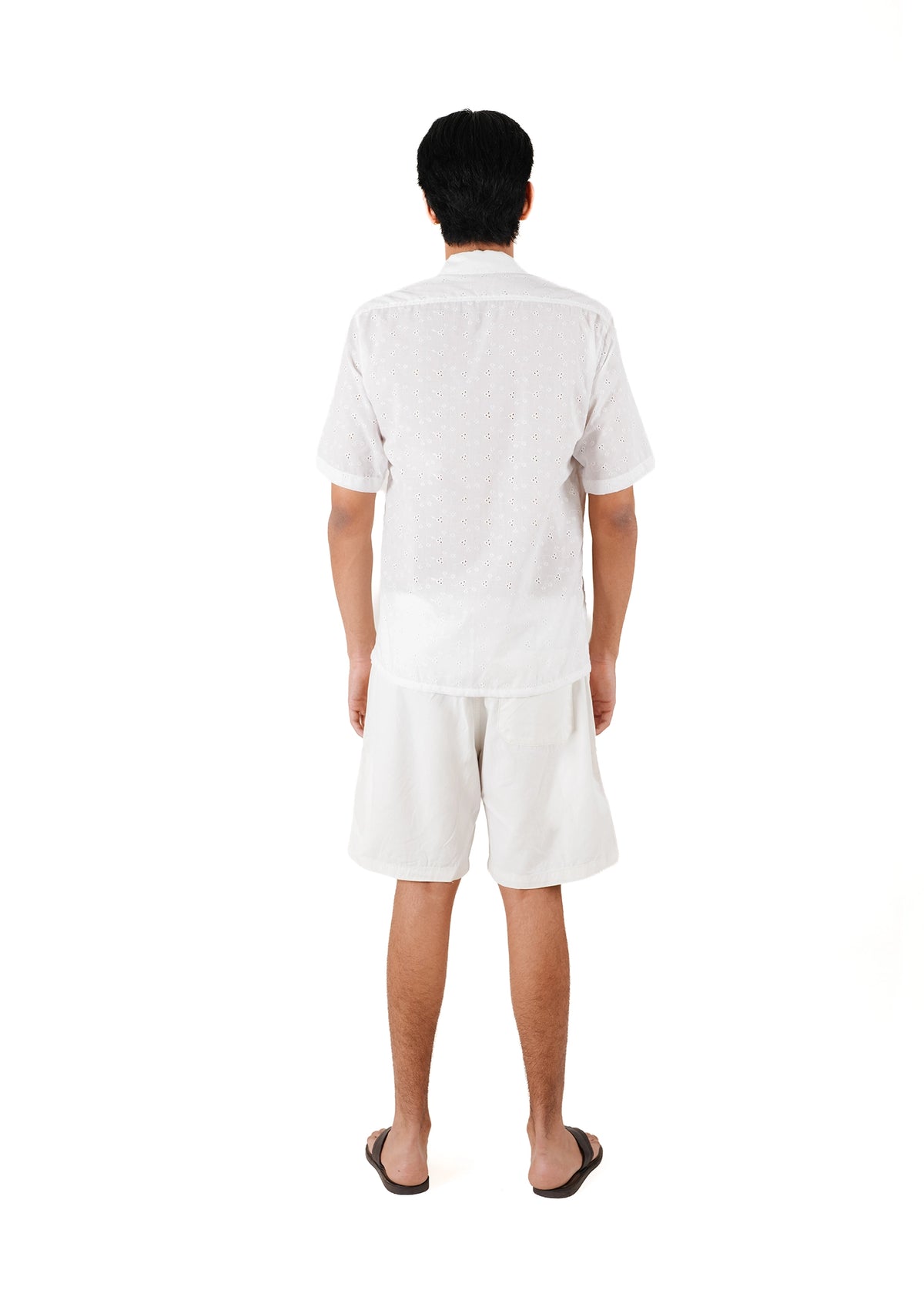 Another Sect White White Raha Hand Appliqued Shirt - CULT - haider