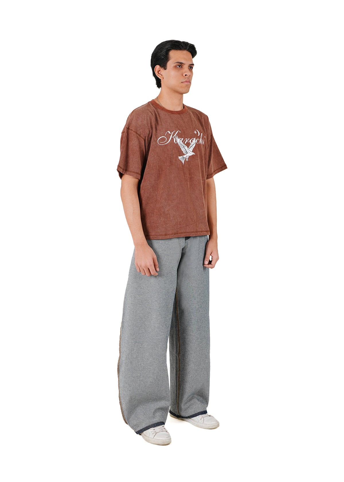 Love Closely Rust Rust Cropped T-Shirt - Karachi - CULT