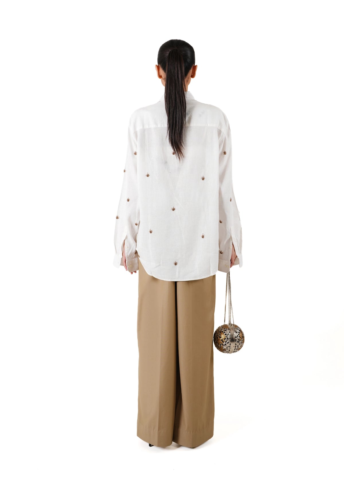 Osami White White Sahil Shirt - CULT - haider