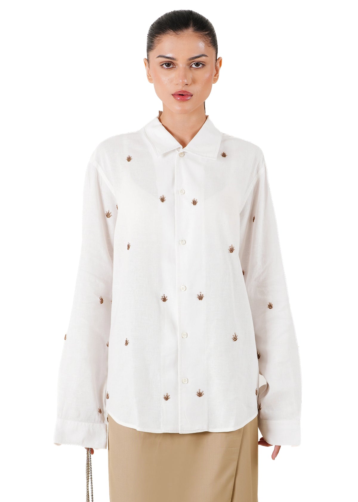 Osami White White Sahil Shirt - CULT